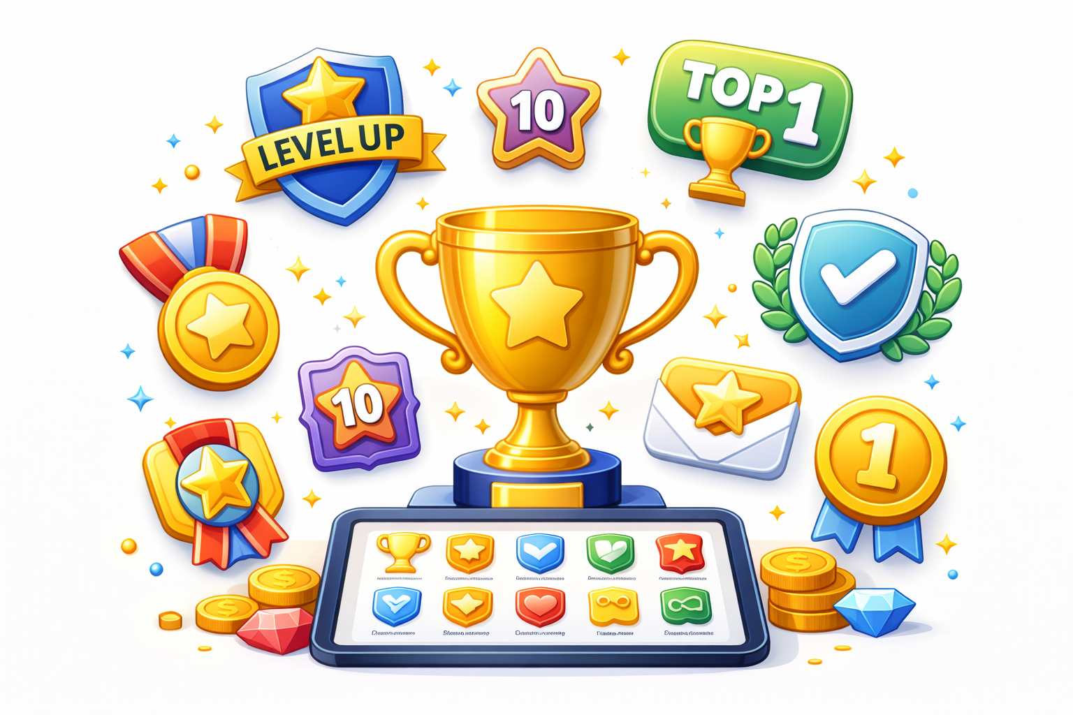 Image of Trophies and Badges